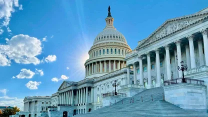 The front facade of the U.S. Capitol in Washington, D.C.