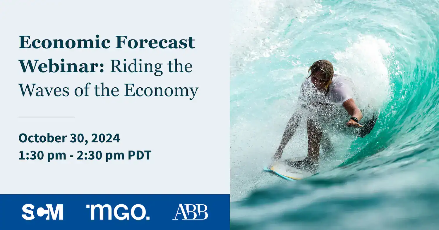 image for a webinar on economic forecasts