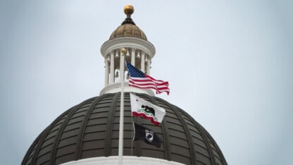 Sacramento state capitol building dome