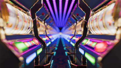Image of casino slot machines representing vendor risk at Tribal casinos