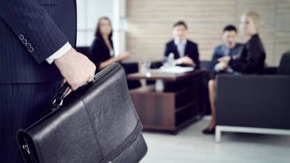 Meeting to discuss selling a business